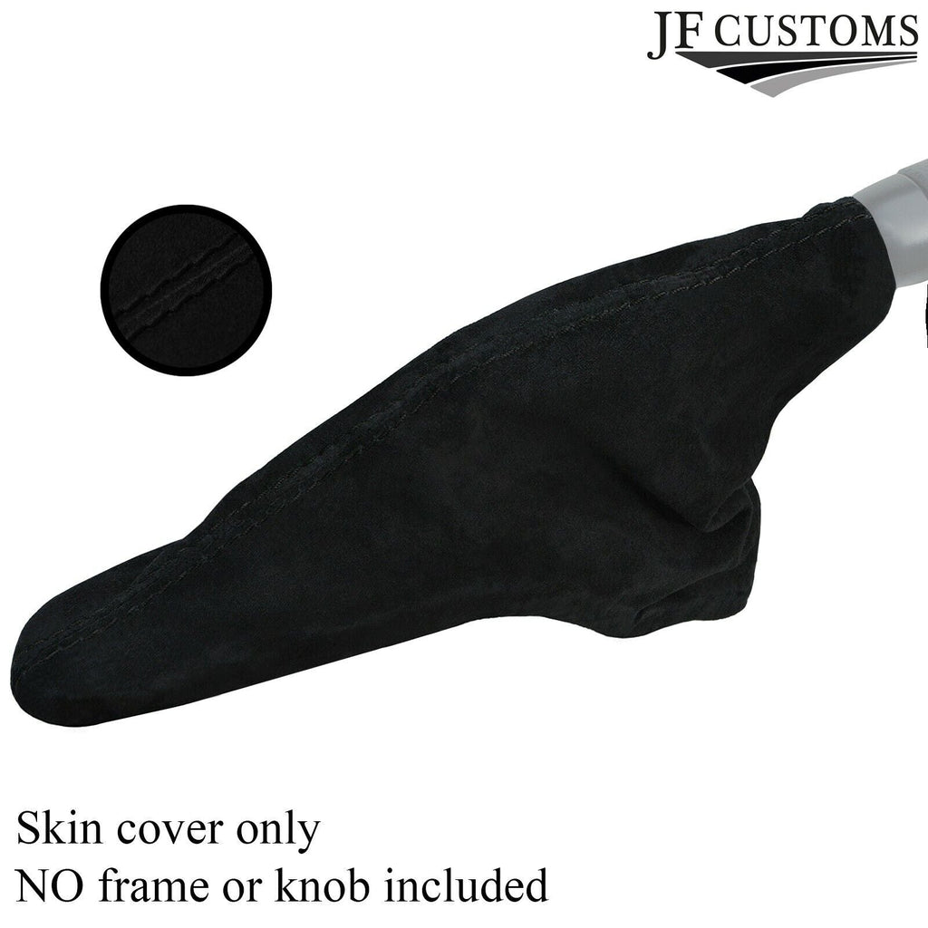 BLACK STITCHING REAL SUEDE HANDBRAKE GAITER FOR BMW MINI R50 R52 R53 2001-2006