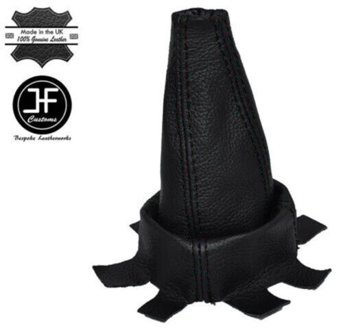 BLACK STITCH GENUINE LEATHER GEAR GAITER FITS HONDA CIVIC TYPE R FN2 2006-2012