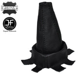 BLACK STITCH GENUINE LEATHER GEAR GAITER FITS HONDA CIVIC TYPE R FN2 2006-2012