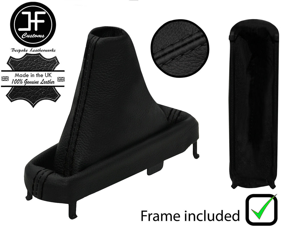 BLACK STITCH LEATHER AUTOMATIC GEAR+PLASTIC FRAME FOR HONDA CIVIC MK10 X 17-21