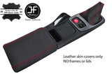 RED STITCH TOP GRAIN LEATHER GEAR GAITER ARMREST COVER FOR HONDA S2000 99-03