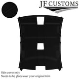 BLACK STITCH LUXE SUEDE ROOF HEADLINER COVER FOR BMW 3 SERIES E90 SALOON