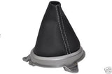FITS HONDA JAZZ GEAR GAITER SHIFT BOOT WHITE STITCH 2002-2008 CUSTOM NEW