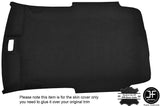 BLACK STITCH ROOF HEADLINING LUXE SUEDE COVER FOR VW GOLF MK4 JETTA 98-05 3 DOOR