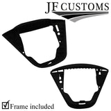 RED STITCH GEAR GAITER + PLASTIC FRAME FITS FIAT DOBLO  2000-2010 CUSTOM NEW