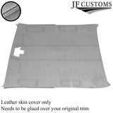 D GREY STITCH LUXE SUEDE L GREY HEADLINER COVER FITS FORD SIERRA COSWORTH 3 DR