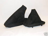 FITS BMW E36 E46 GEAR&HANDBRAKE GAITER SHIFT BOOT REAL SUEDE