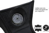 BLACK STITCH CENTRE CONSOLE COVERS LEATHER FITS FORD CORTINA MK1 MK2 1600E GT
