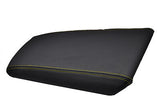 yellow stitch FITS CORVETTE C5 Z06 97-04 BLACK LEATHER ARMREST COVER CUSTOM NEW