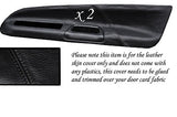 BLACK STITCH FITS  MITSUBISHI LANCER EVO 7 8 9 VII VIII IX 2 X DOOR CARD COVERS