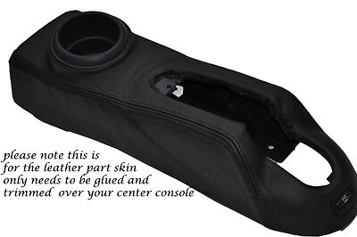 BLACK STITCH FITS BMW MINI ONE COOPER S R50 R53 01-06 CENTRE CONSOLE LTHR COVER