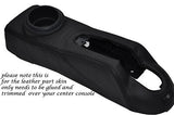 BLACK STITCH FITS BMW MINI ONE COOPER S R50 R53 01-06 CENTRE CONSOLE LTHR COVER
