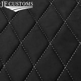 DSG2 L GREY DIAMOND STITCH D GREY SUEDE HEADLINER COVER FITS AUDI TT MK3 15-19