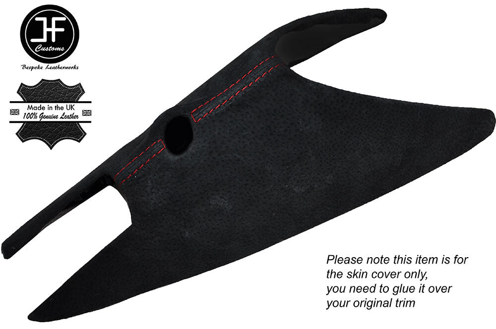 RED STITCH CONSOLE REAR SECTION SUEDE COVER FITS LOTUS ELISE EXIGE S2 05-12
