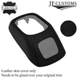 BLACK STITCH GEAR SURROUND LEATHER COVER FOR HYUNDAI STAREX MK1 H-1 H200 97-06