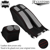 D RED STITCH CENTRE CONSOLE TRIM LEATHER COVER FITS ALFA ROMEO 156 98-03