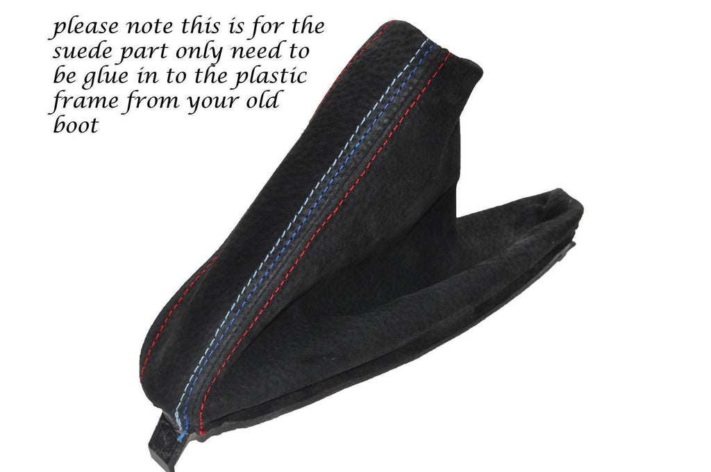 FITS BMW E90 E91 E92 E93 3 Series 2005-2013 SUEDE HANDBRAKE COVER TRI STITCH