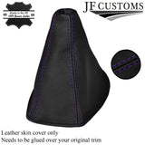 PURPLE STITCHING MANUAL LEATHER GEAR GAITER SHIFT BOOT FITS PONTIAC GTO 04-06