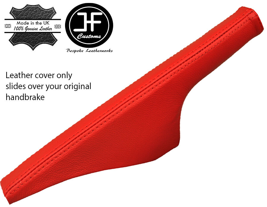 RED LEATHER FITS VW GOLF 4 Mk4 & BORA JETTA 1998-2003 HANDBRAKE COVER CUSTOM NEW
