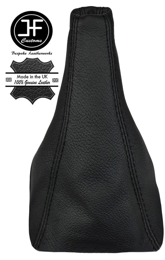 BLACK STITCH REAL LEATHER GEAR STICK GAITER FOR MITSUBISHI GTO 3000GT 1990-2001