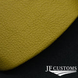 YELLOW LEATHER STEERING WHEEL LOWER TRIM COVER+FRAME FOR PORSCHE 911 997 987