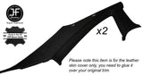 BLACK STICH 2X B C PILLAR TRIM SKIN COVER FITS NISSAN SKYLINE GTS GTR R33 93-98
