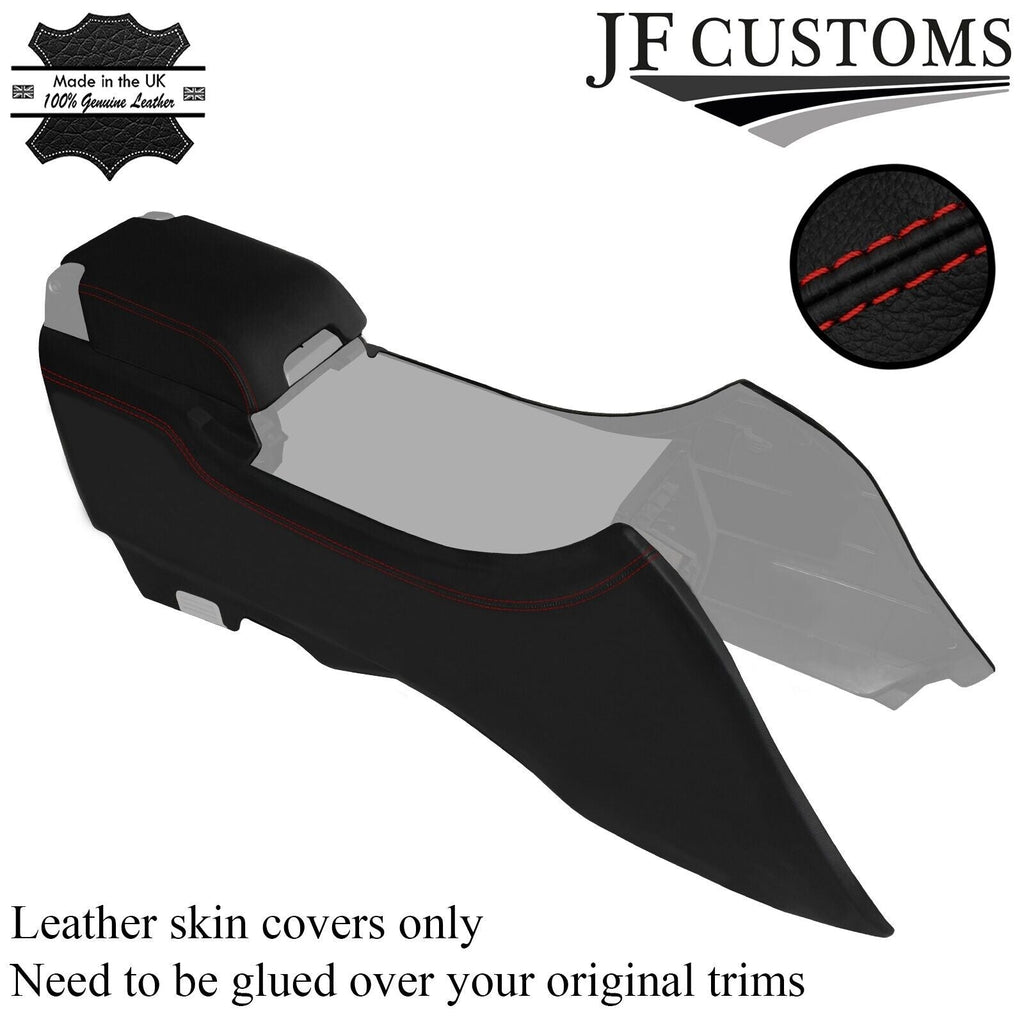DARK RED STITCH LEATHER CENTRE CONSOLE COVER FOR RANGE ROVER L320 SPORT 05-13