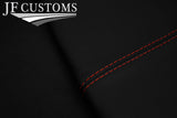 RED STITCH LEATHER SKIN COVER TAIL GATE TRIM FOR LOTUS EVORA 09-15 CUSTOM NEW