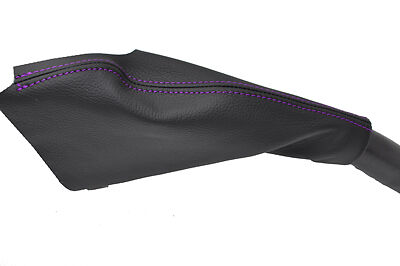 FITS MITSUBISHI LEGNUM VR4 HANDBRAKE GAITER BOOT purple stitching CUSTOM NEW