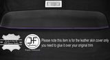 PURPLE STITCH STORAGE TRAY ROOF LINER LEATHER COVER FITS VW CADDY VAN MK2 95-04