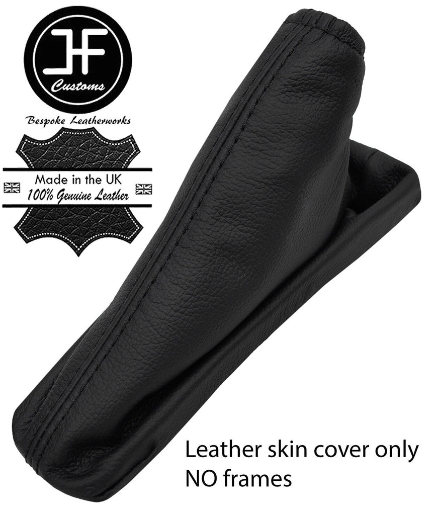 BLACK STITCH TOP GRAIN LEATHER HANDBRAKE GAITER FOR VAUXHALL OPEL MERIVA 02-10