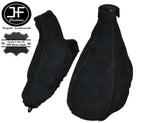 BLACK STITCHING FITS ALFA ROMEO MITO PU SUEDE GEAR HANDBRAKE GAITER  2008-2013