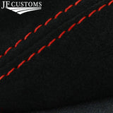 RED STITCH SUEDE GEAR GAITER FITS VAUXHALL OPEL VX220 SPEEDSTER 00-07 CUSTOM NEW