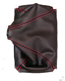 FITS HONDA PRELUDE 92-96 GEAR LEATHER BOOT RED STTICHING NEW CUSTOM NEW