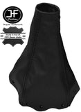 BLACK REAL LEATHER FITS SUZUKI SWIFT 2005-2010 GEAR STICK GAITER BOOT CUSTOM NEW