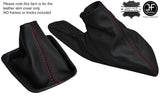 RED STITCHING LEATHER GEAR & HANDBRAKE GAITER SET FOR BMW Z3 1995-2002
