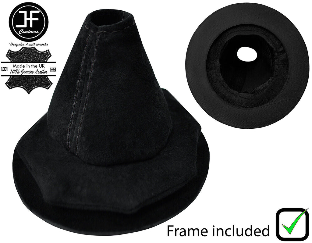 BLACK STITCH SUEDE GEAR GAITER + PLASTIC FRAME FOR POLARIS SLINGSHOT 2015-2019