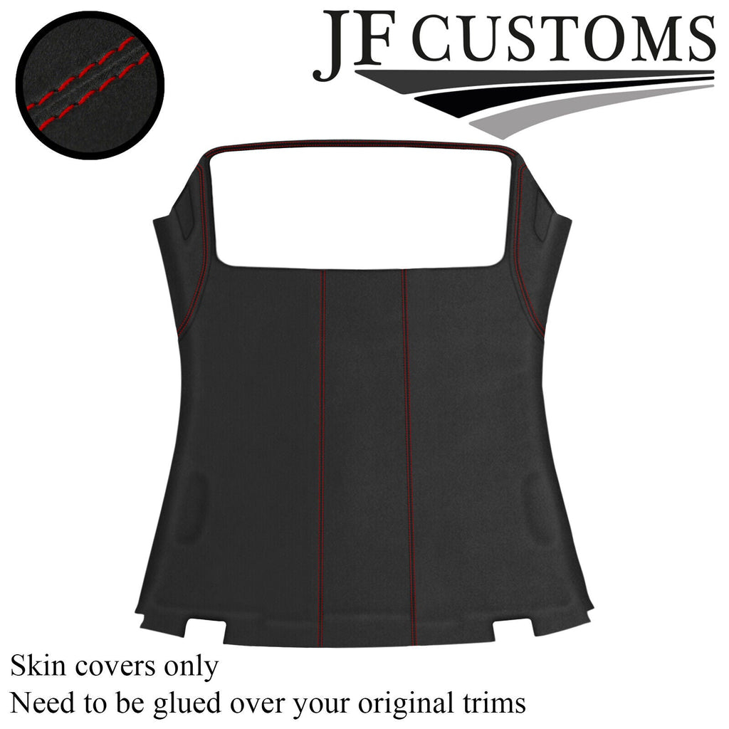 D RED STITCH D GREY SUEDE HARDTOP HEADLINER KIT COVER FOR BMW E46 CONVERTIBLE