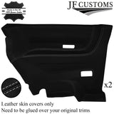 L GREY STITCH LEATHER REAR QUARTER PANEL DOOR COVER FOR FORD FIESTA MK3 89-96