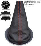 RED STITCH TOP GRAIN LEATHER GEAR GAITER FOR BMW MINI COOPER R55 R56 R57