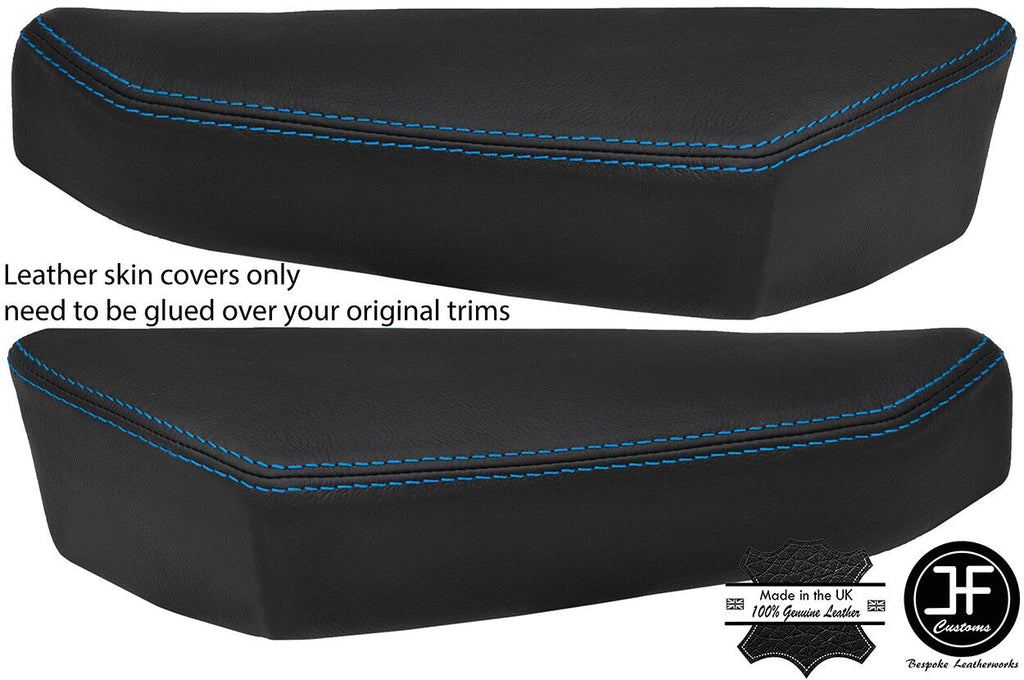 BLUE STITCH FITS LANCIA MONTECARLO SCORPION 2 X DOOR BOLSTERS PAD TRIM