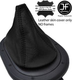 BLACK REAL LEATHER MANUAL GEAR GAITER OVER RUBBER FITS JEEP WRANGLER 2007-2010