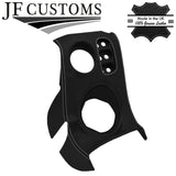 L GREY STITCH LEATHER 2X SPEAKER VENT DASH SILL COVERS FOR LOTUS ELISE S2 01-06