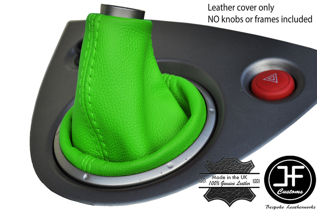 GREEN REAL LEATHER MANUAL GEAR GAITER FITS HONDA CIVIC EP3 TYPE R 2001-2005