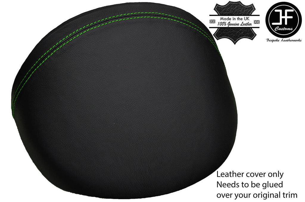 GREEN STITCH LEATHER DASH COWL HOOD COVER FITS MG MGF MG TF 1995-2005 STYLE 2