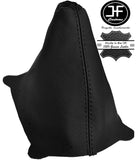 BLACK STITCHING LEATHER MANUAL GEAR GAITER FITS CITROEN C4 PICASSO 2013-2016