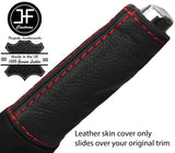 RED STITCH TOP GRAIN LEATHER HANDBRAKE HANDLE COVER FITS ALFA ROMEO GT 03-10