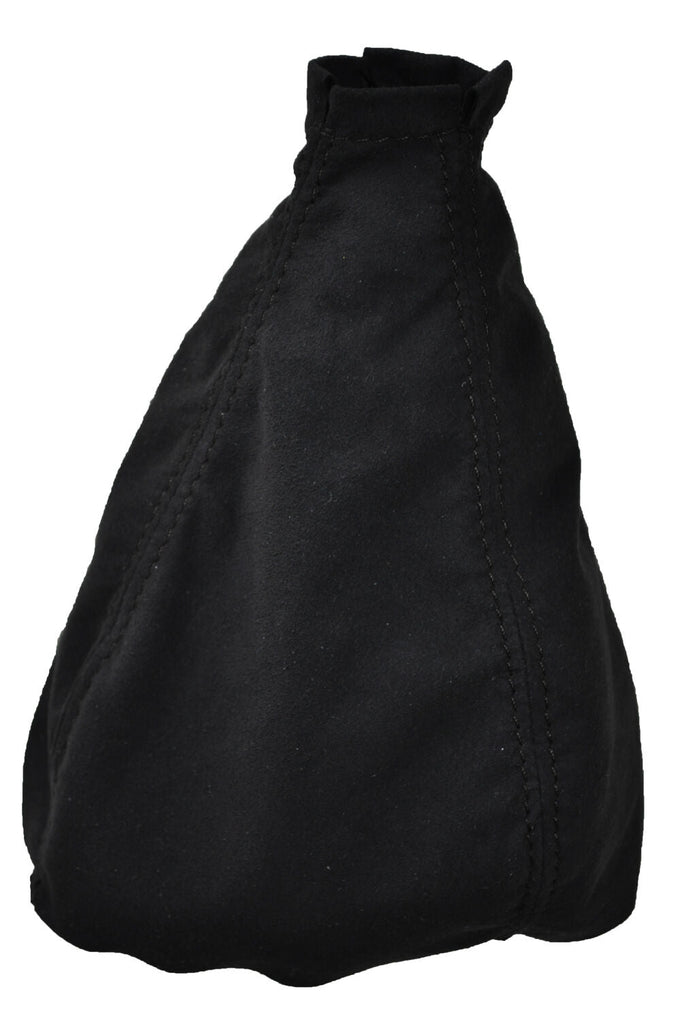BLACK STITCH FITS FORD ESCORT RS COSWORTH 1992-1996 GEAR GAITER PU SUEDE