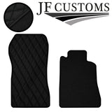 BLACK DIAMOND VINYL 4XTAILORED FLOOR MAT CARPETS FOR MERCEDES CLK W208 97-02 JF1
