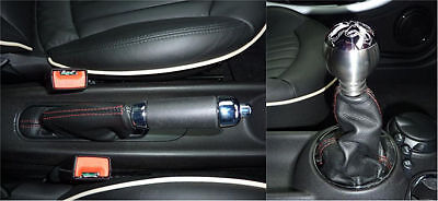 FITS BMW MINI ONE COOPER COOPERS  07+ GAITERS SET RED ST CUSTOM NEW MADE IN UK